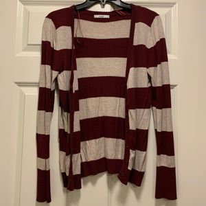 Papaya Maroon Cardigan
